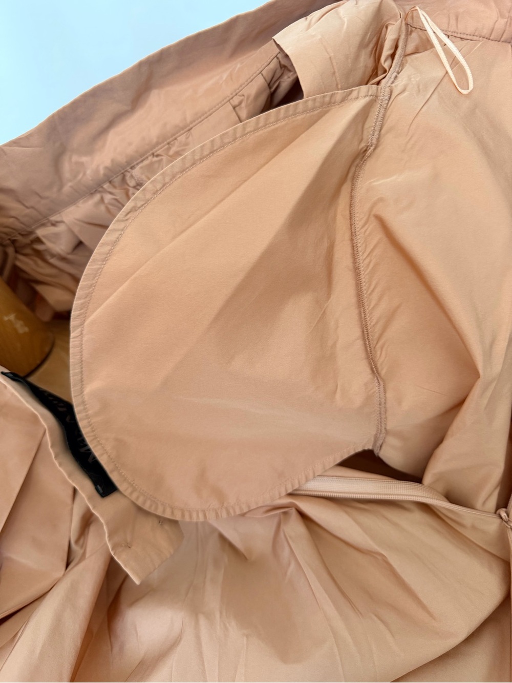 Max Mara Pianoforte Dusty Rose / Copper Max Silk Blend Taffeta XS - Picture 6 of 7